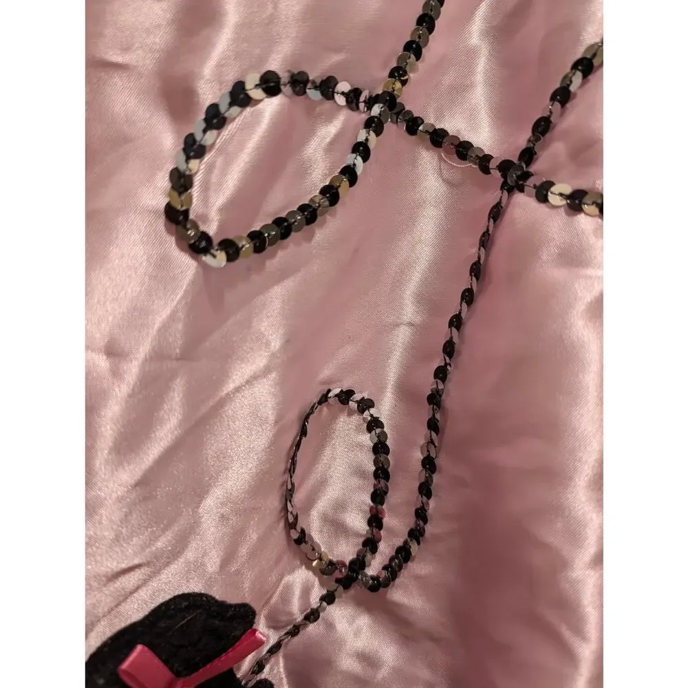 Miss Sock Hop 50's Girls Pink Poodle Dress Halloween Costume Size M (8-10) - Picture 4 of 10